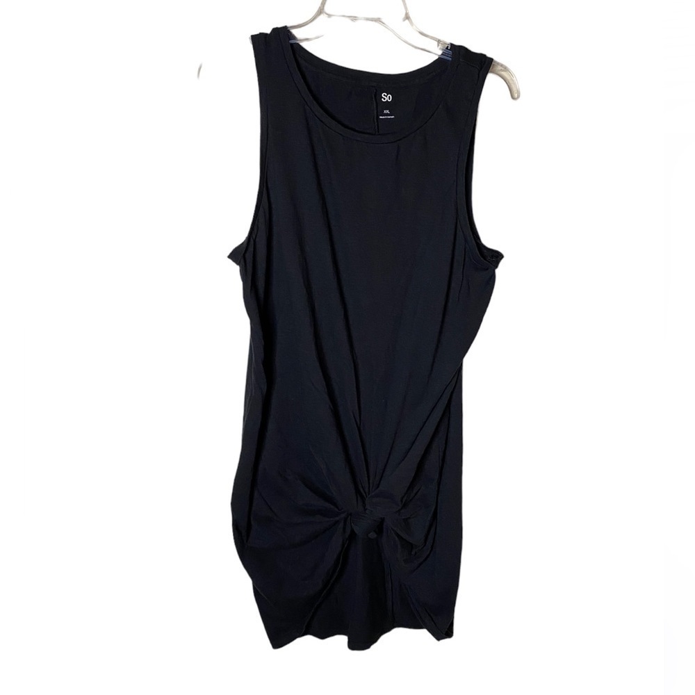 SO Sleeveless Black Dress